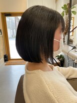 カームリーヘアー(calmLY HAIR) 前髪/アンブレラカラー/こなれミディ/イメチェン/ウェーブパーマ