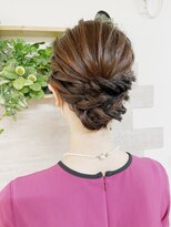 ロカット サロン(Roquat Salon)&nbsp;ロングシニヨンアップアレンジ【エクステ/立川/立川/立川】