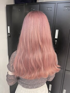 ペレ 渋谷(PELE) n18_ペールピンク ブリーチ2回~/渋谷/ハイトーン/韓国ヘア