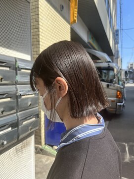 カーペディエム(Carpe Diem) 切りっぱなしボブ　長堀橋×谷町六丁目