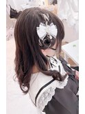 サイド羊ヘア