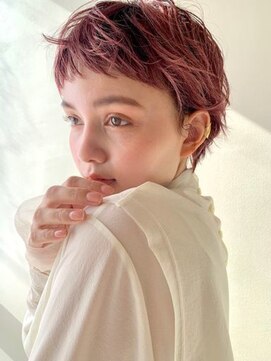 ガレージ バイ グリーン 原宿 表参道(Garage by green) ハイトーン×マッシュショート