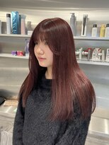 ゼスト 八王子店(ZEST) カシスレッド/暖色カラー/顔周りレイヤー【藤野はるひ】