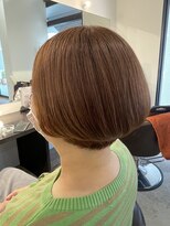 エファッセ(efface) マッシュボブ×ナチュラルカラー×ブラウン×重めマッシュ