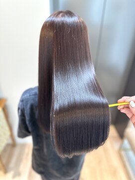 アンド ラ ブランシュ(&.La Blanche) ラベンダーピンク/こなれミディ/髪質改善/