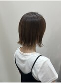 軽見え透明感/切りっぱなしボブ♪