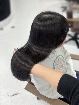 ハピネス 梅田茶屋町店(HAPPINESS) 韓国くびれロング レイヤーオルチャン小顔前髪 艶髪 髪質改善