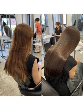 トゥエル バイ ディプティモイラ(tuelu by dipty MOILA) 高濃度水素カラー×毛髪整形ストレート×ミネコラ