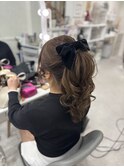 長さだしヨシンモリポニーテール