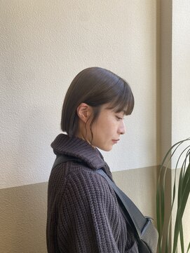 ルードノエル(Rue de Noel) 【アイロンを軽く通すだけ】タッセルボブ/20代30代