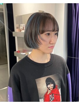 ビューズ(VIEWS) デザインカラー/ポイントブルー/ブルーカラー/ショートヘア