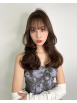 ボタン ハカタ(VOTAN hakata)&nbsp;【ろみおStyle】ブラウンカラー/レイヤーカット/顔まわりカット