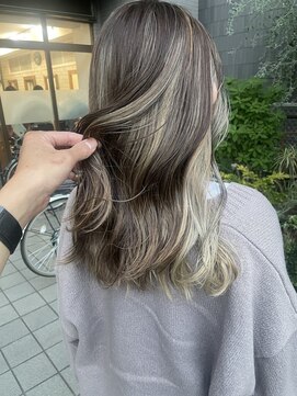 アリ 葛西店(ALi) ハイライト×インナーカラー|葛西縮毛矯正|葛西髪質改善