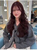 韓国/髪質改善/熊本韓国ヘア/顔まわり/レイヤー/前髪/上通り