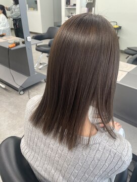 ガルボヘアー 桟橋店(garbo hair) オイルカラーアッシュブラウン高知美容院