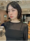 レイヤーボブ ボブレイヤー 外国人風ボブ 顔まわりレイヤー 青山