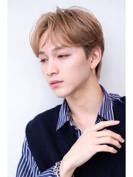 ハバナ 渋谷(HAVANA) フェザーパーマセンターパートハイライトカラーニュアンス