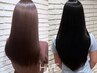 【◎ダメージ毛も艶髪へ】カット＋美髪酸性ストレート＋選べるTR  ￥26500→