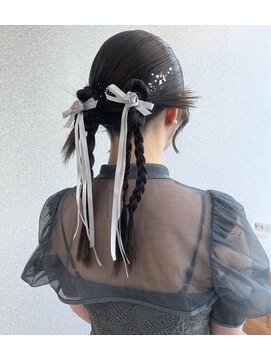 リリー(Lilley) 結婚先のお呼ばれヘア♪