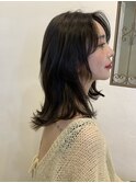 オリーブブラック×レイヤーロブ
