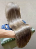 20代30代髪質改善カラー暗髪冬カラーグレージュレイヤー小顔