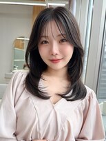 アフロート ディル(AFLOAT D'L) ふんわりしたひし形シルエットのレイヤーが可愛い似合わせカット