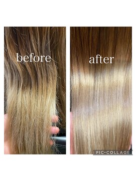 ジェリカ(Jlica) 髪質改善　ブリーチヘアにも酸性ストレート　艶髪