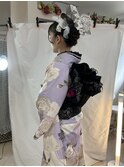 ☆2025ピアジェ成人式☆着付け・アップ・メイク☆