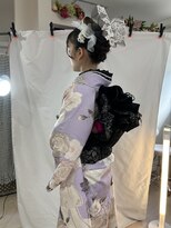 デザインヘアーピアジェ 八木店(DESIGN HAIR PIAGET) ☆2025ピアジェ成人式☆着付け・アップ・メイク☆