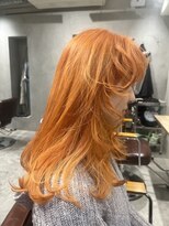 カンナ オーガニック ヘアデザイン(CANNA ORGANIC & HAIR DESIGN)&nbsp;オレンジ×レイヤーカット