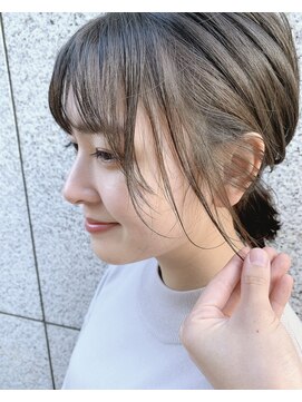 ザザ ZA/ZA 神楽坂 シースルーな顔周り