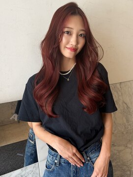 アクシス 栄店(`AXIS) イメチェン/ピンクベージュ/アンブレラカラー/前髪/栄/矢場町