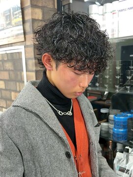 メゾンフォーメン 心斎橋店(Maison for men) マッシュ/波巻きスパイラル
