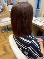 カミソメヤイロドリ(髪染やIRO-D-ORI)&nbsp;ブラウンベージュ 髪質改善トリートメント 30代 髪質改善