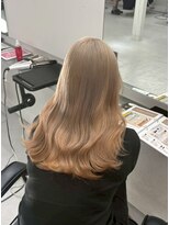 リムレスバイサンク 万代 新潟駅(LIMLESS by cinq)&nbsp;万代ケアブリーチカラーダブルカラー顔まわりレイヤーカット韓国