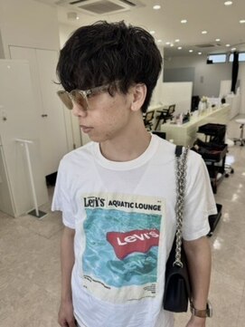 モト 船橋(moto) 韓国マッシュ×ニュアンスパーマ×黒髪ショート