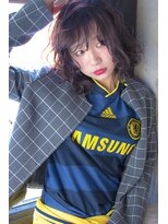 ヘアーアンドメイク ファット(Hair&Make PHAT)&nbsp;ショコラグレージュミディアムボブ20代30代