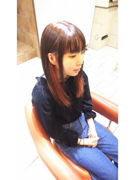 ネオリーブチノ 登戸店(Neolive cino) [neolive cino] インナーカラーチェリーレッド☆