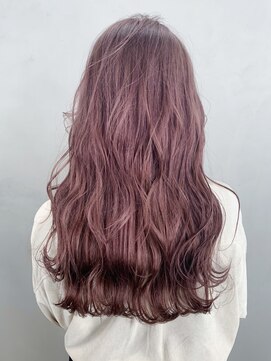 アイティー バイ アルバム 中野店(IT by ALBUM) ピンクベージュ_耳かけウェーブパーマフォギーベージュ_ba290901