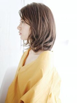 ヘアメイク ナル(hair make nalu) かきあげバングのカールスタイル