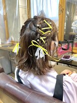 ローラン(ROULAND)&nbsp;【ROULAND坂本】編み込みレースアップヘアアレンジ