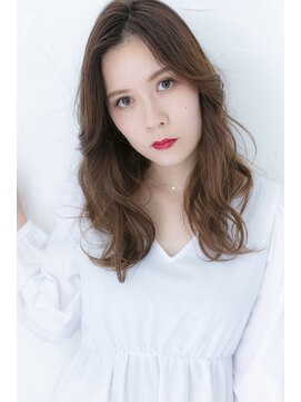 プライズ 池袋店(prize) アッシュブラウンイルミナカラー無造作カール２０代_３０代