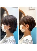 【山方　直也】小顔×マッシュショート×耳かけ×大人かわいい