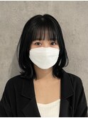 20代/可愛い/外ハネボブ/くびれミディアム