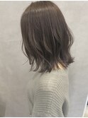 くびれミディ★柔らかラベンダーグレージュ