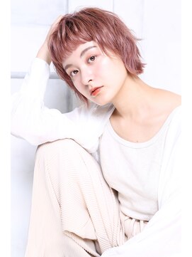 クラッチ 博多(CLUTCH) 大人可愛い２０代３０代４０代小顔チェリーブラウン 短め前髪