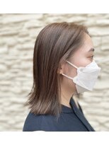 ハール ヘア スタジオ(haar HAIR STUDIO) ヴィラロドラパレット 切りっぱなしボブ ロブ ハイライト