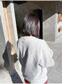 ブリーチなしダブルカラーアッシュグレージュ＊fukuda