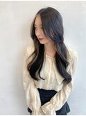 〈藤間〉センターバング韓国ヘア