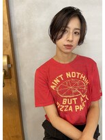 ソルト 舞鶴店(Salt)&nbsp;大人可愛いショートボブ×オリーブベージュ［福岡/天神/大名］